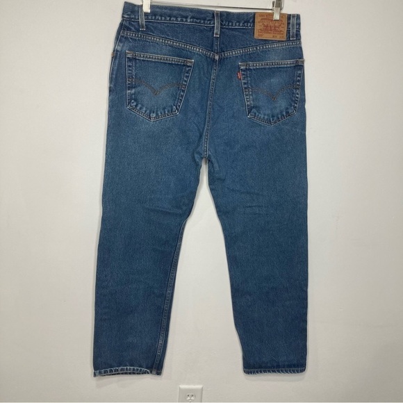 Vintage Levi’s 505 Jeans regular fit straight leg size 36 x 30 - Picture 8 of 10